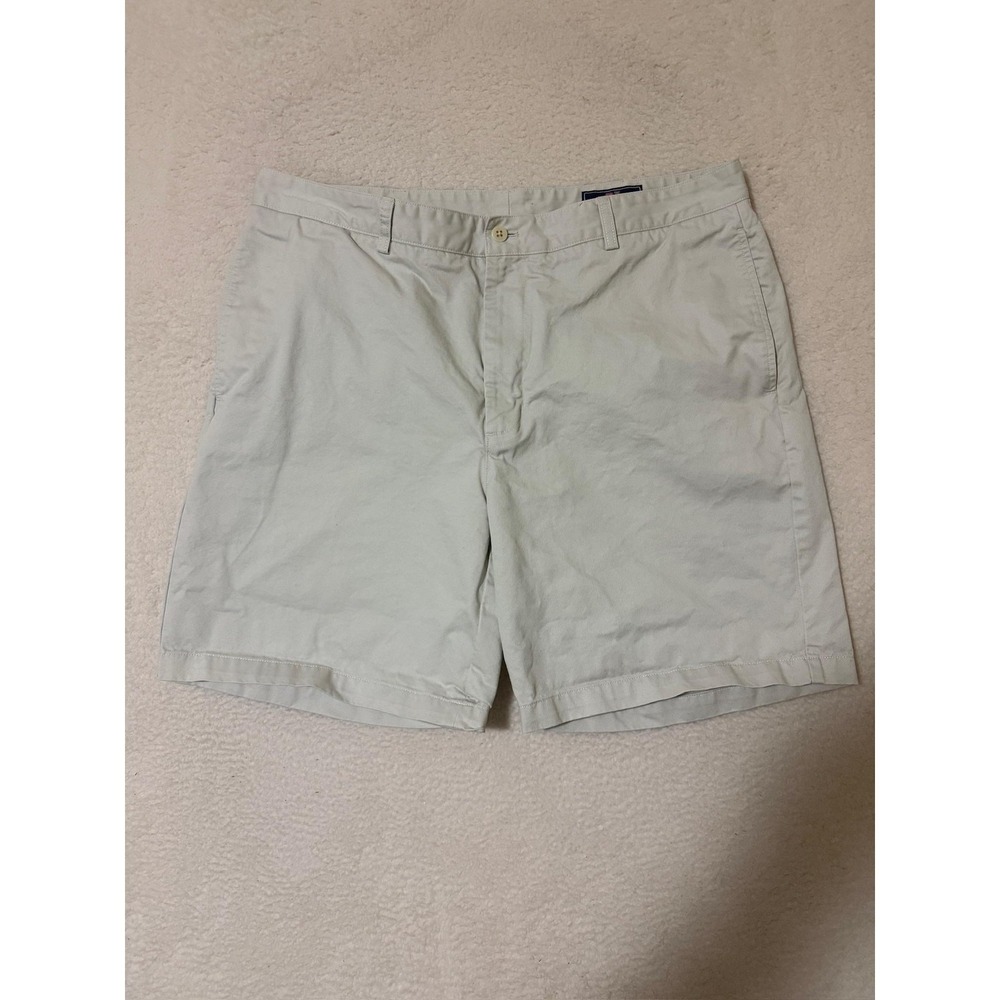 Vineyard Vines‎ Mens 38 Beige Club Short Chino Flat Front Cotton 1H00017